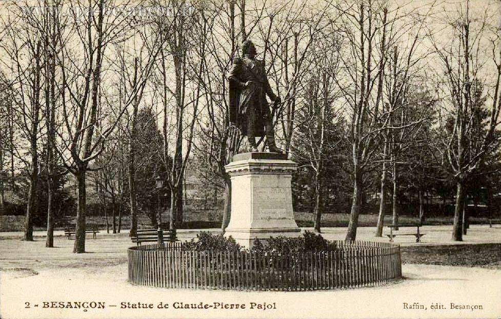 2 - BESANÇON - Statue de Claude-Pierre Pajol